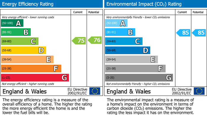 Energy Performance Certificate for Friars Wharf, Greenlane, Felling