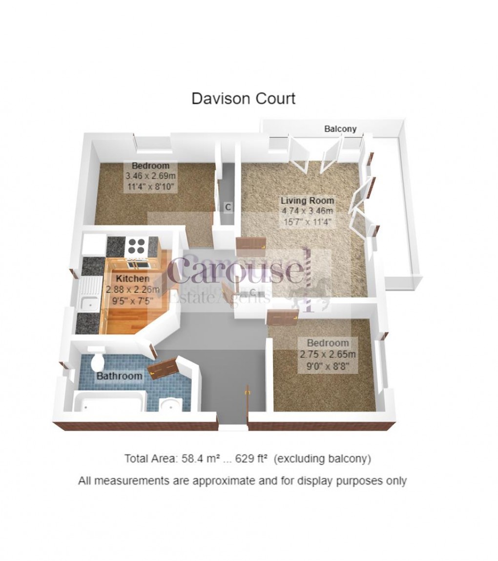 Floorplan for Davison Courtyard, Winters Pass, Gateshead