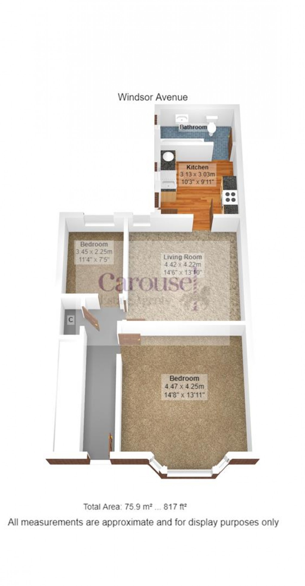Floorplan for Windsor Avenue, Bensham, Gateshead