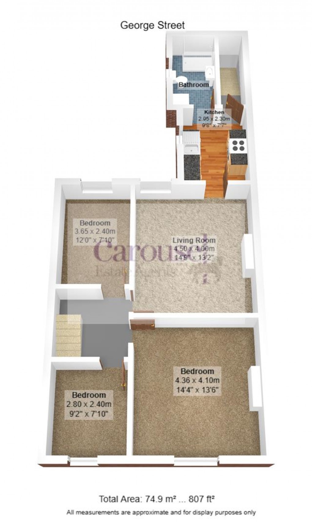 Floorplan for George Street, Pelaw, Gateshead