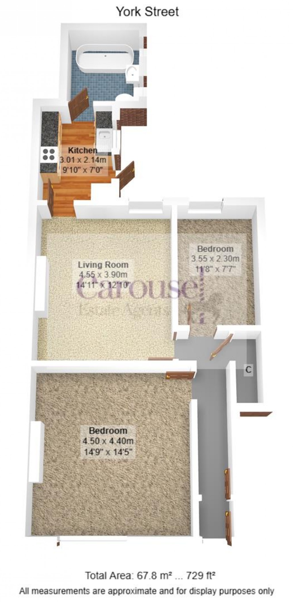 Floorplan for York Street, Pelaw, Gateshead