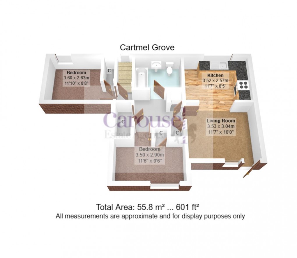Floorplan for Cartmel Grove, Gateshead