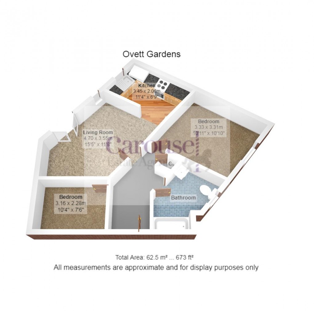 Floorplan for Ovett Gardens, St James Village, Gateshead