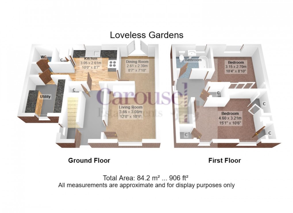 Floorplan for Loveless Gardens, Gateshead