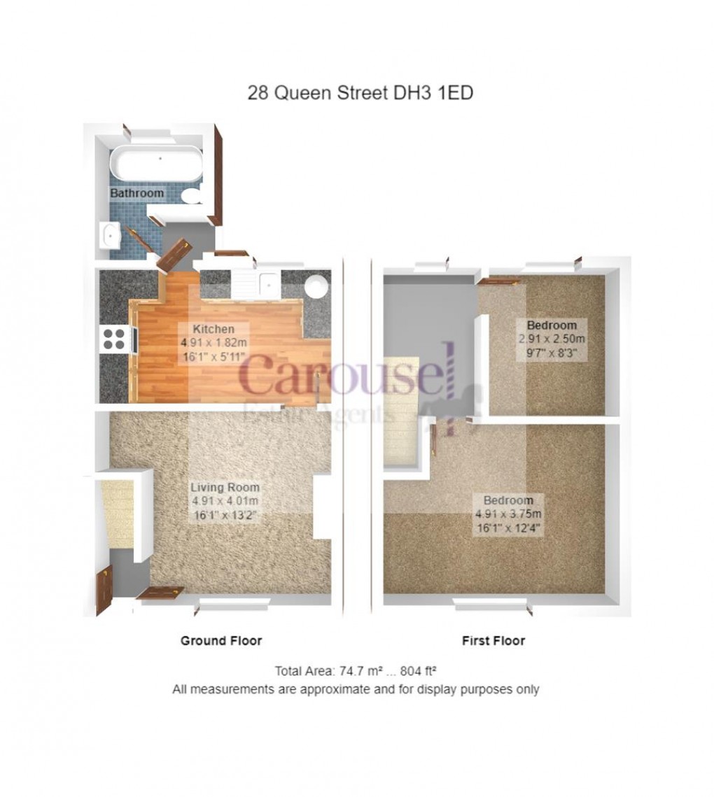 Floorplan for Queen Street, Birtley, Chester Le Street