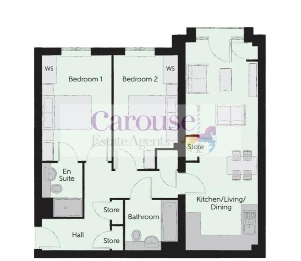 Floorplan for Intento, Greensfield Close, Gateshead