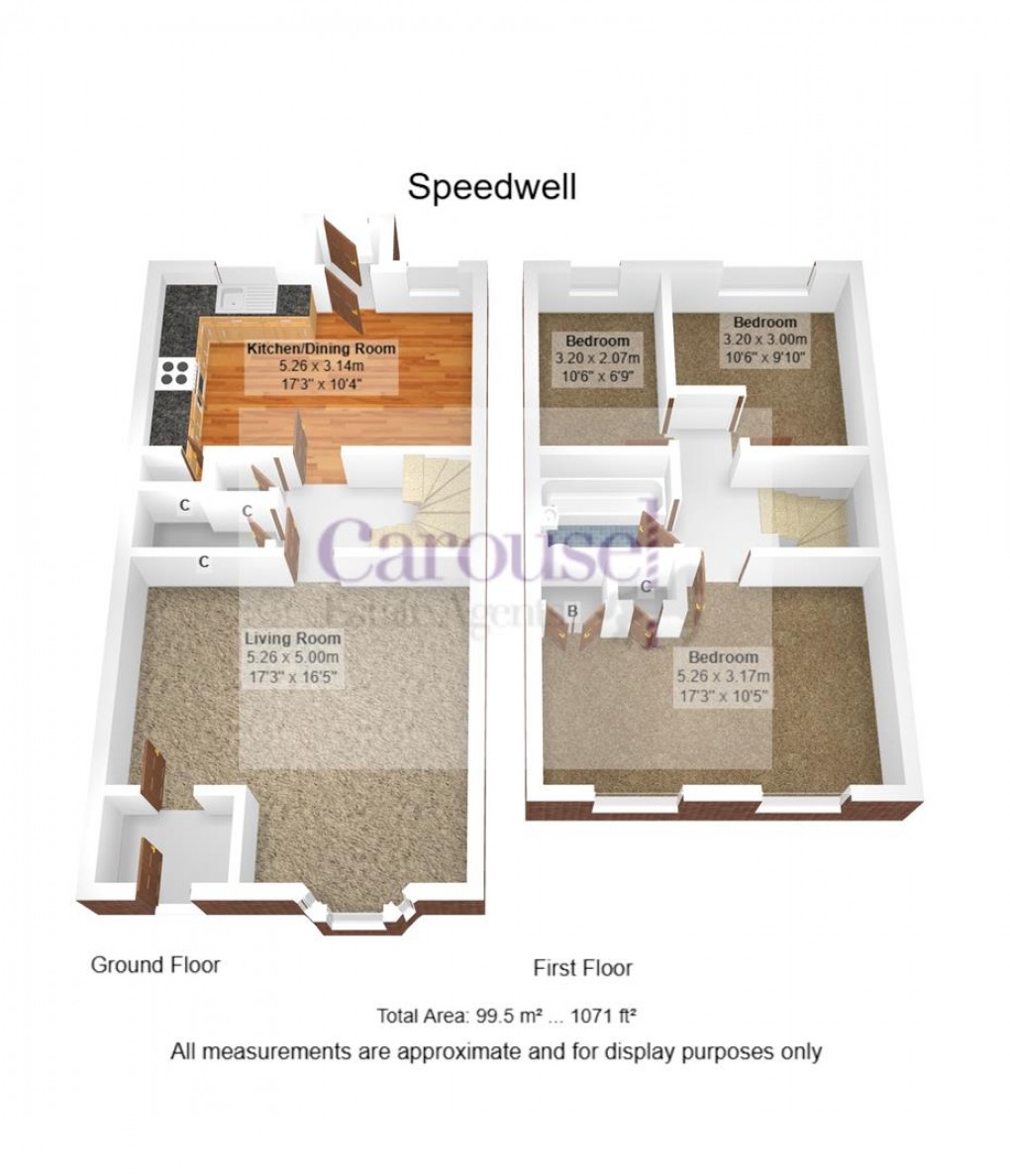 Floorplan for Speedwell, Beacon Lough, Gateshead