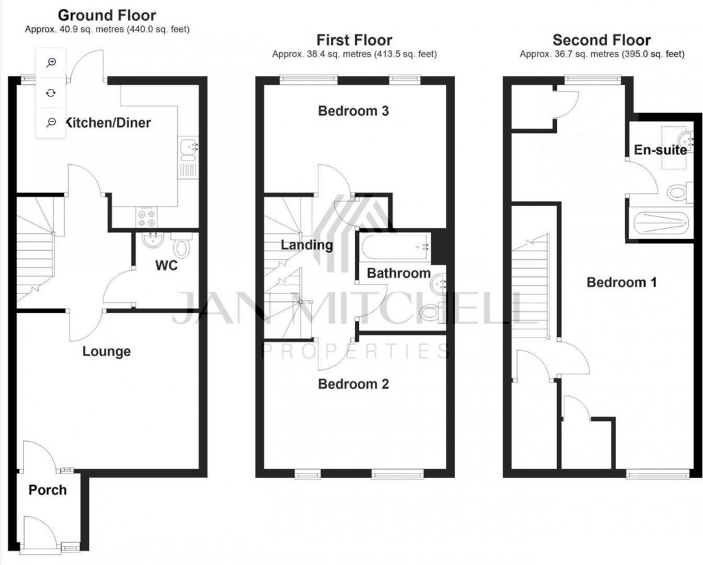 Floorplan for Saltwell Road, Gateshead