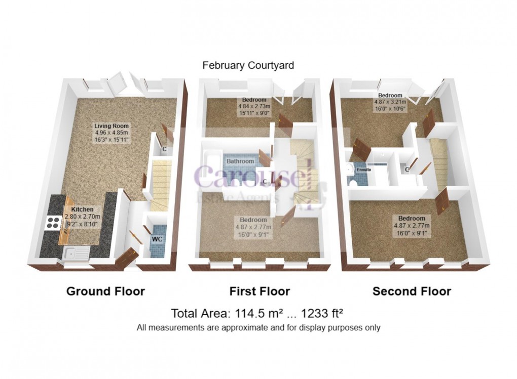 Floorplan for Ash Street, Gateshead
