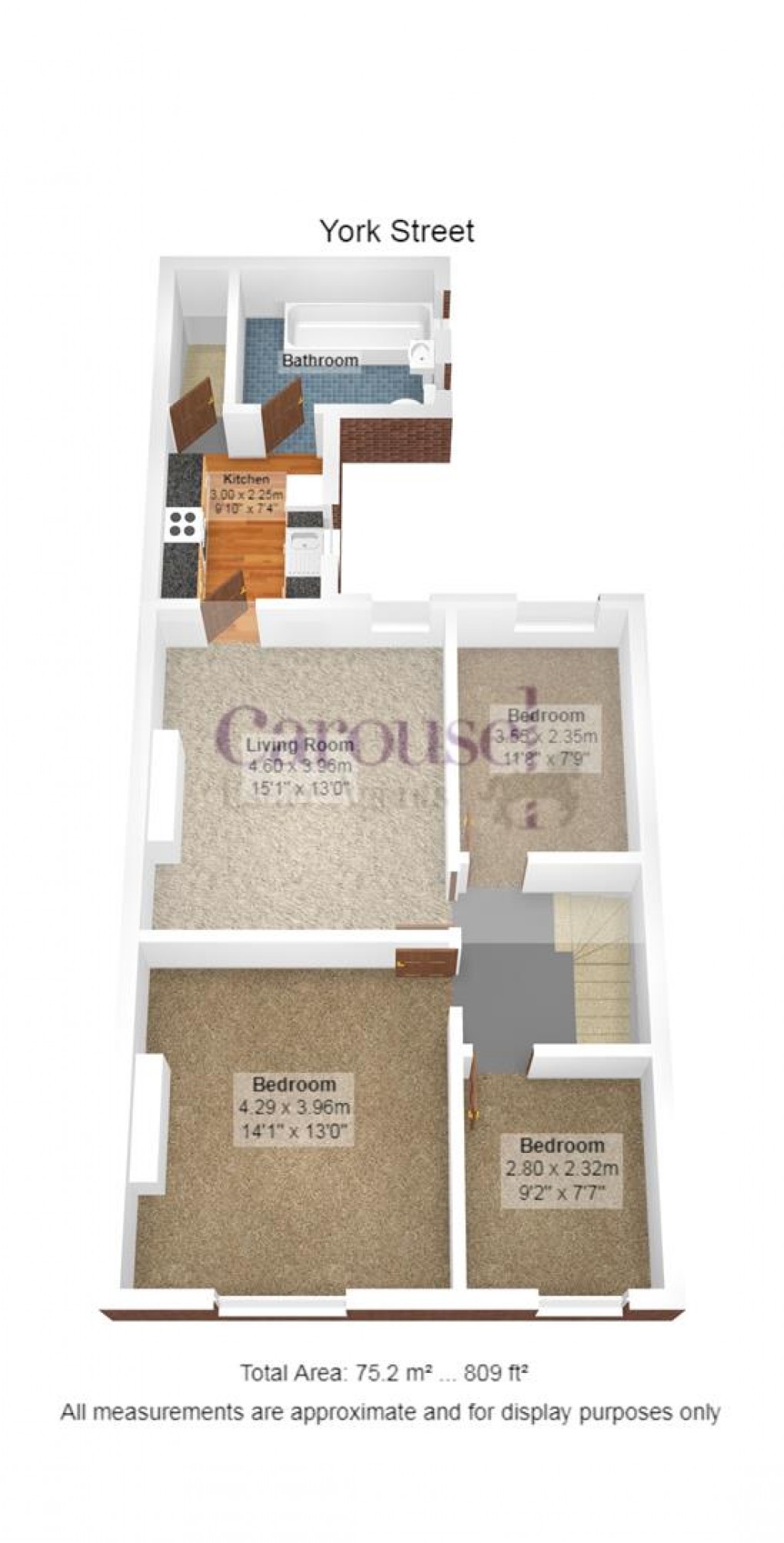 Floorplan for York Street, Pelaw, Gateshead